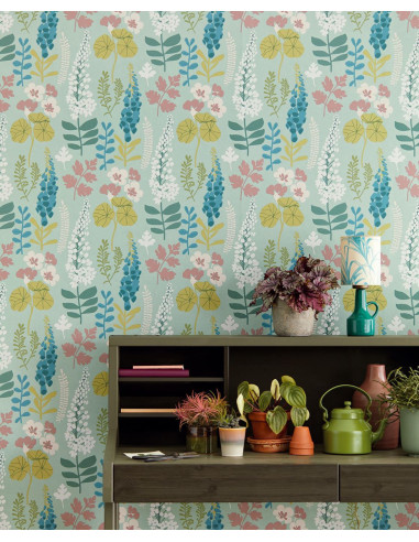 PAPIER PEINT VIVID FLEURS ET PLANTES DE EIJFFINGER