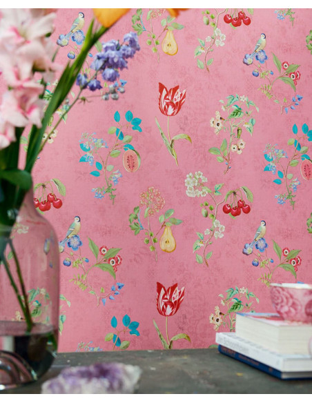 PAPIER PEINT PIP STUDIO 4 CHERRY PIP DE EIJFFINGER