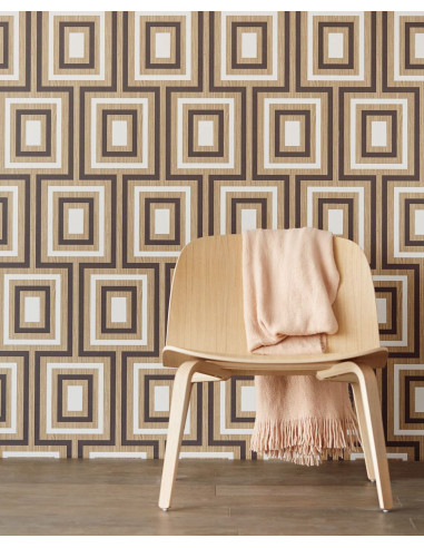 PAPIER PEINT STRIPES + GEOMETRIC DE EIJFFINGER