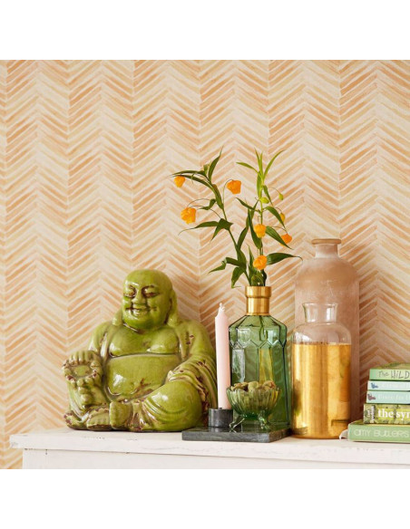 PAPIER PEINT STRIPES + CHEVRON DE EIJFFINGER