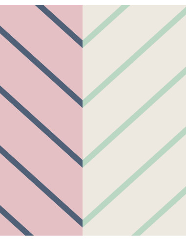 PAPIER PEINT STRIPES + CHEVRON BI DE EIJFFINGER