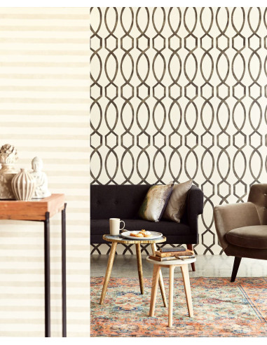 PAPIER PEINT STRIPES + RETRO DE EIJFFINGER