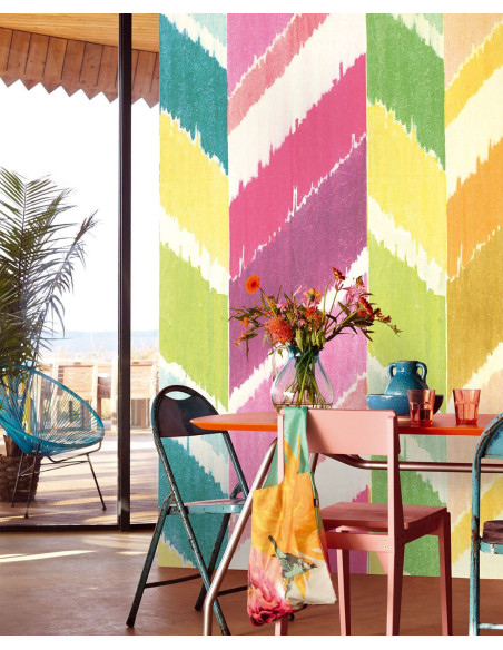 PAPIER PEINT STRIPES + ZIG ZAG DE EIJFFINGER