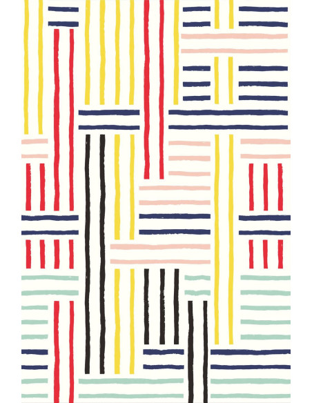 PAPIER PEINT STRIPES + PATCH DE EIJFFINGER PAPIER PEINT STRIPES + PATCH DE EIJFFINGER