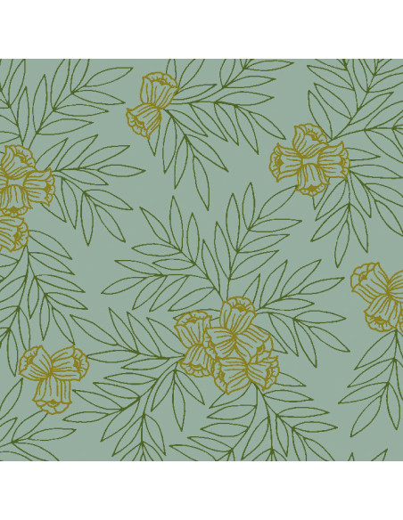 Papier peint Muguets Isidore Leroy