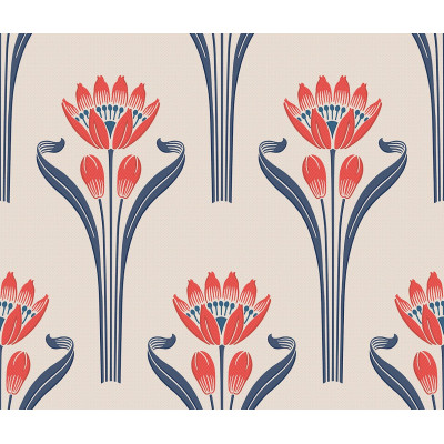 Papier peint Tulipes Isidore Leroy 2