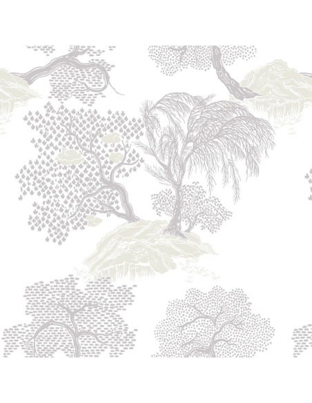 Papier peint Jardin d'Asie Isidore Leroy