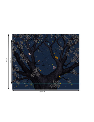 Décor panoramique Arbracadabra nuit Isidore Leroy