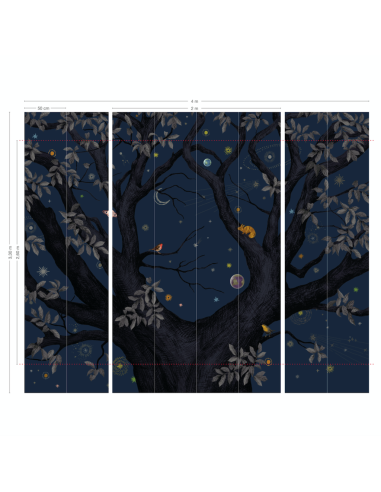 Décor panoramique Arbracadabra nuit Isidore Leroy