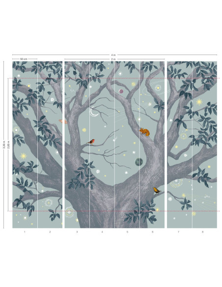 Décor panoramique Arbracadabra jour Isidore Leroy