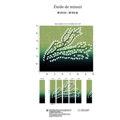 Panoramique Etoile de minuit de Elitis 2