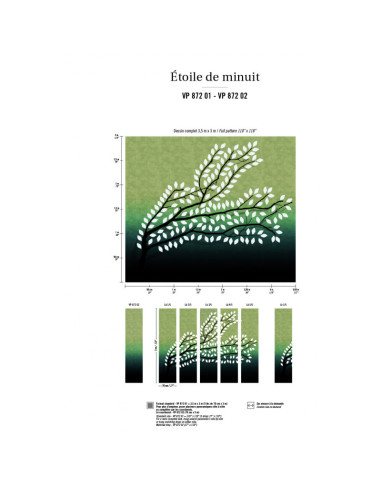 Panoramique Etoile de minuit de Elitis