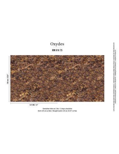 Papier peint Nomades Sari blanc de Elitis