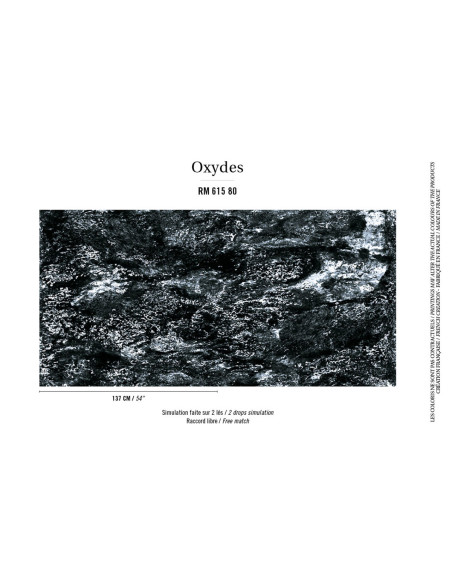 Papier peint Nomades Sari blanc de Elitis