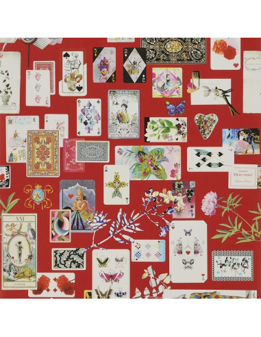 Papier peint MAISON DE JEU DE CHRISTIAN LACROIX