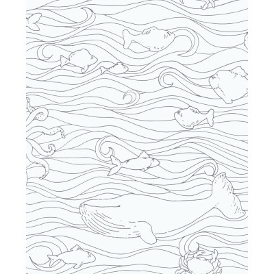 PAPIER PEINT MINI ME POISSONS DE EIJFFINGER 2