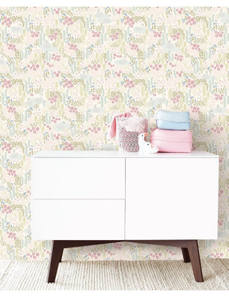 PAPIER PEINT MINI ME FLEURS DE EIJFFINGER