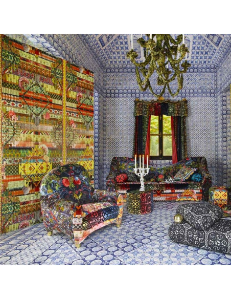 Tissu TALISMAN ARLEQUIN DE CHRISTIAN LACROIX Tissu TALISMAN ARLEQUIN DE CHRISTIAN LACROIX