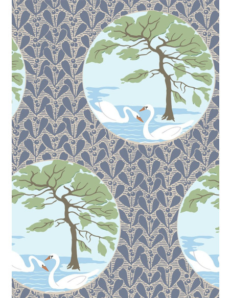 Papier peint Etangs de Corot Isidore Leroy