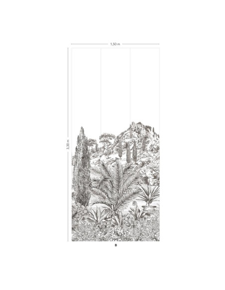 Décor panoramique Cypres Isidore Leroy