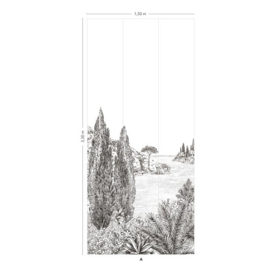 Décor panoramique Cypres Isidore Leroy 2