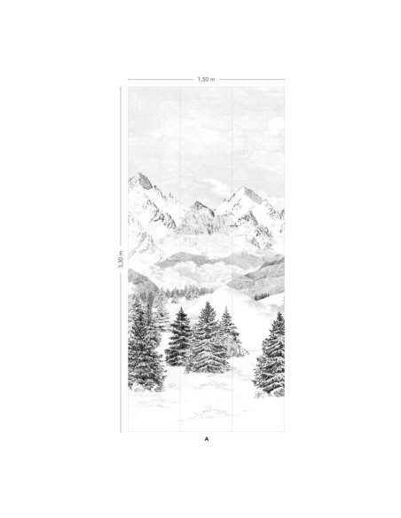 Décor panoramique LES CIMES Isidore Leroy