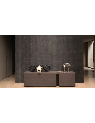 Papier Peint PROFUMO D'ORO noir ELITIS