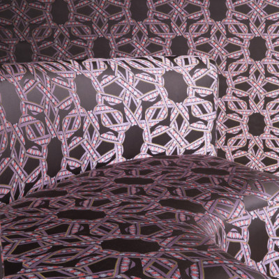 Tissu RUBANS FOULLIS  Vérel de Belval 2