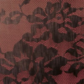 Papier Peint PALAZZO rouge/chocolat ELITIS
