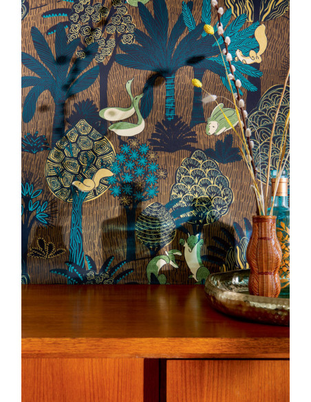 Papier Peint Renards & co de ELITIS