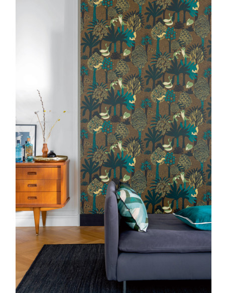 Papier Peint Renards & co de ELITIS