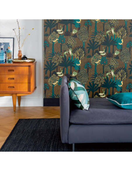 Papier Peint Renards & co de ELITIS