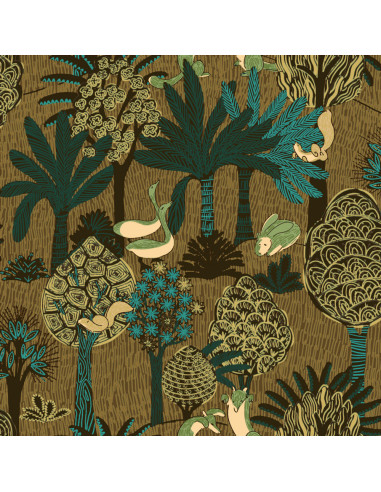 Papier Peint Renards & co de ELITIS