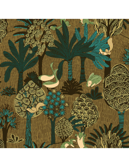 Papier Peint Renards & co de ELITIS