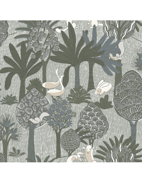 Papier Peint Renards & co de ELITIS