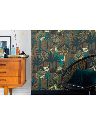 Papier Peint Renards & co de ELITIS