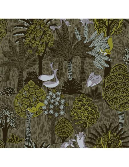 Papier Peint Renards & co de ELITIS