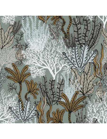 Papier peint POSIDONIE de Casamance Papier peint POSIDONIE de Casamance