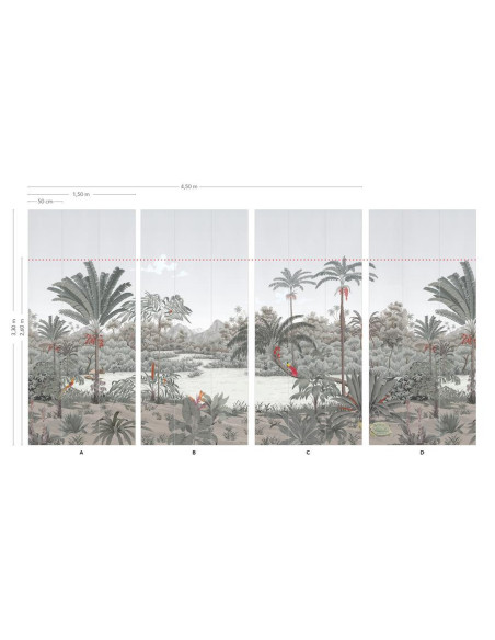 Décors panoramique RIVIERE DES PARFUMS de Isidore Leroy