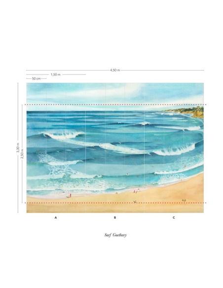Décors panoramique SURF de Isidore Leroy