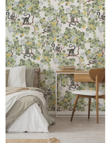 Décors panoramique LEMURIENS de Isidore Leroy