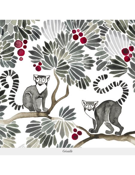 Décors panoramique LEMURIENS de Isidore Leroy