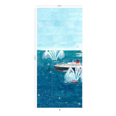 Décors panoramique LE FRANCE de Isidore Leroy 2