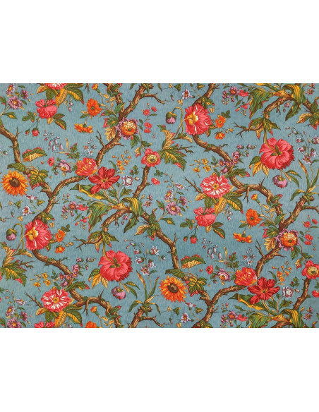 Tissu ARBRE FLEURI DE CHARLES BURGER