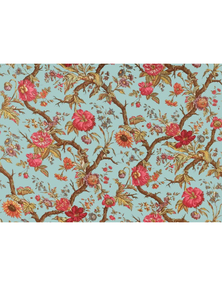 Tissu ARBRE FLEURI DE CHARLES BURGER