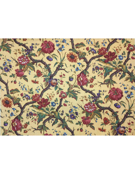 Tissu ARBRE FLEURI DE CHARLES BURGER