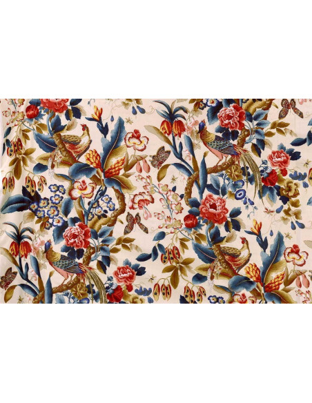 Tissu ARBRE FLEURI DE CHARLES BURGER