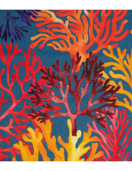 Tissu LES CORAUX de Thevenon
