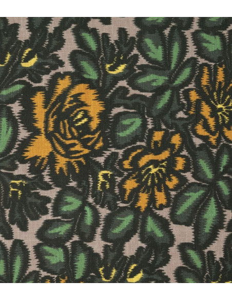Tissu JARDIN D'IKAT de Thevenon