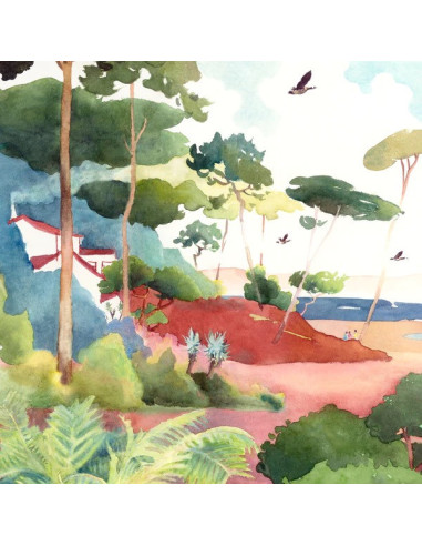 Décor panoramique FORÊT de Isidore Leroy